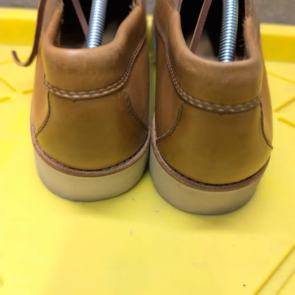 GH BASS Men's Clayton Camp Moc Brown Caramel Shoes Size 11.5